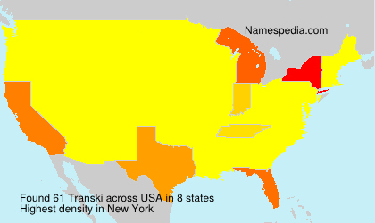 Surname Transki in USA Surname Transki in USA