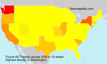 Surname Trapalis in USA Surname Trapalis in USA