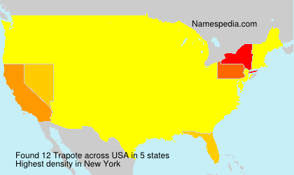 Surname Trapote in USA Surname Trapote in USA