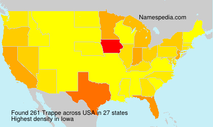 Surname Trappe in USA Surname Trappe in USA