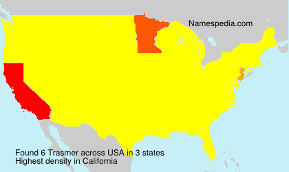 Surname Trasmer in USA Surname Trasmer in USA