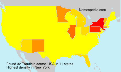 Surname Trautlein in USA Surname Trautlein in USA