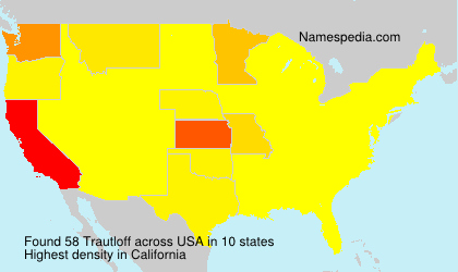 Surname Trautloff in USA Surname Trautloff in USA