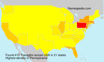 Surname Travaglini in USA Surname Travaglini in USA