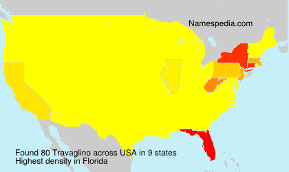Surname Travaglino in USA Surname Travaglino in USA