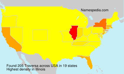 Surname Traversa in USA Surname Traversa in USA