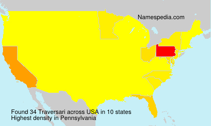 Surname Traversari in USA Surname Traversari in USA