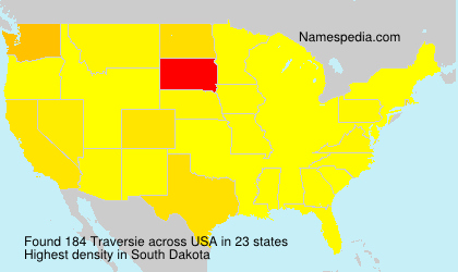 Surname Traversie in USA Surname Traversie in USA