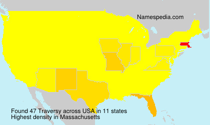 Surname Traversy in USA Surname Traversy in USA