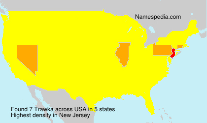 Surname Trawka in USA Surname Trawka in USA