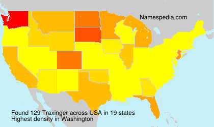 Surname Traxinger in USA Surname Traxinger in USA