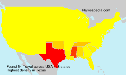 Surname Trayal in USA Surname Trayal in USA