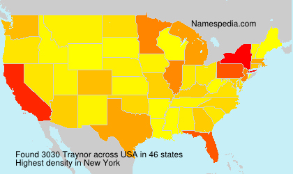 Surname Traynor in USA Surname Traynor in USA