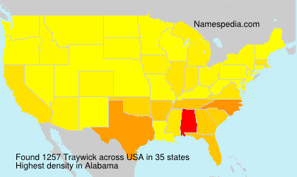 Surname Traywick in USA Surname Traywick in USA
