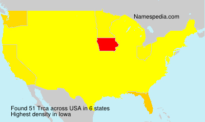 Surname Trca in USA Surname Trca in USA