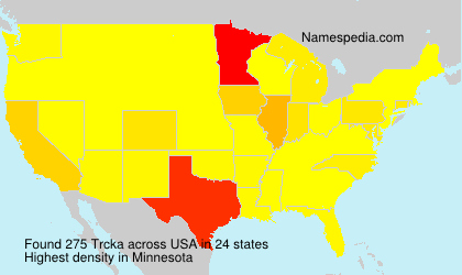 Surname Trcka in USA Surname Trcka in USA