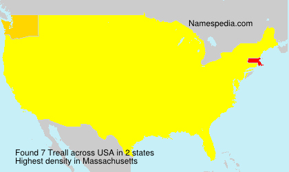 Surname Treall in USA Surname Treall in USA