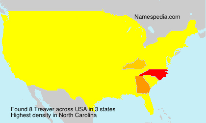 Surname Treaver in USA Surname Treaver in USA