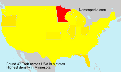 Surname Treb in USA Surname Treb in USA