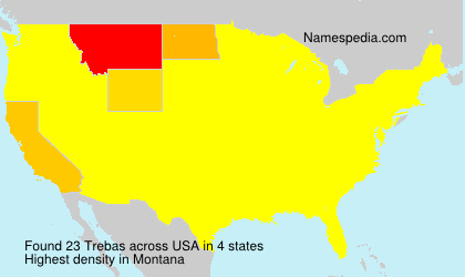Surname Trebas in USA Surname Trebas in USA