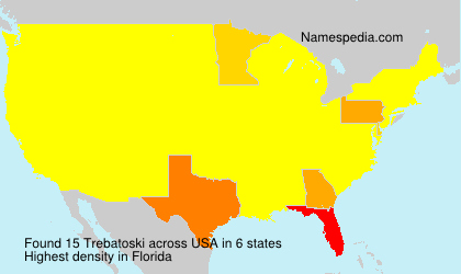 Surname Trebatoski in USA Surname Trebatoski in USA