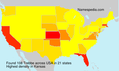 Surname Trebbe in USA Surname Trebbe in USA