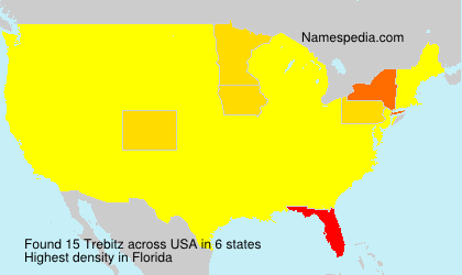 Surname Trebitz in USA Surname Trebitz in USA