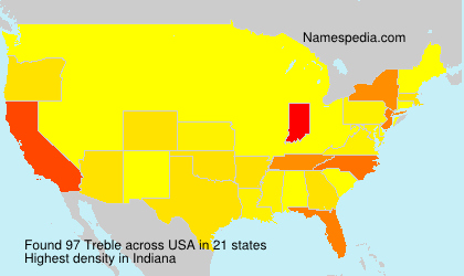 Surname Treble in USA Surname Treble in USA
