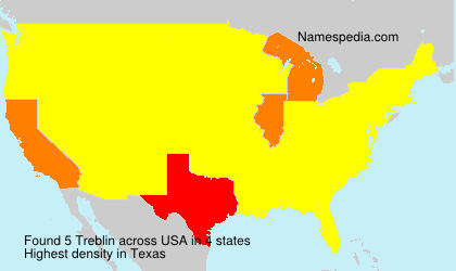 Surname Treblin in USA Surname Treblin in USA