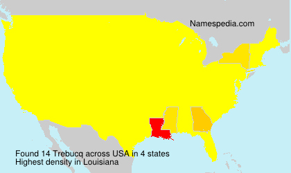 Surname Trebucq in USA Surname Trebucq in USA