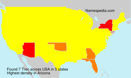 Surname Trec in USA Surname Trec in USA