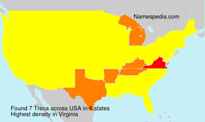 Surname Treca in USA Surname Treca in USA