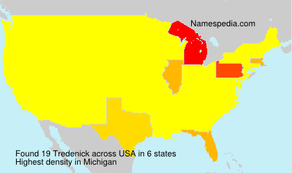Surname Tredenick in USA Surname Tredenick in USA