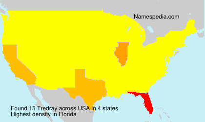 Surname Tredray in USA Surname Tredray in USA