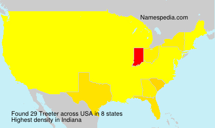 Surname Treeter in USA Surname Treeter in USA