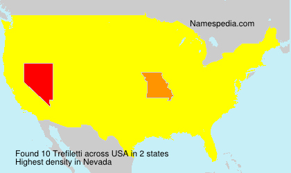 Surname Trefiletti in USA Surname Trefiletti in USA