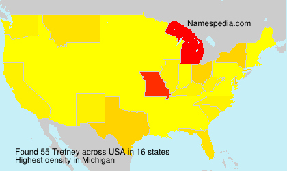 Surname Trefney in USA Surname Trefney in USA