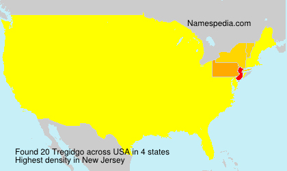 Surname Tregidgo in USA Surname Tregidgo in USA