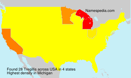 Surname Tregillis in USA Surname Tregillis in USA