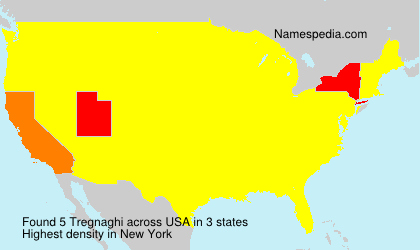 Surname Tregnaghi in USA Surname Tregnaghi in USA