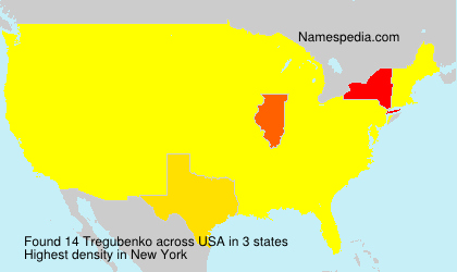 Surname Tregubenko in USA Surname Tregubenko in USA