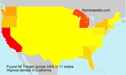 Surname Treiger in USA