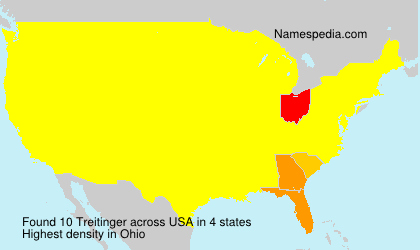 Surname Treitinger in USA Surname Treitinger in USA