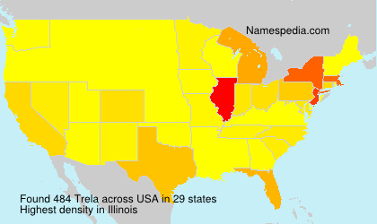 Surname Trela in USA Surname Trela in USA