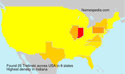 Surname Trelinski in USA Surname Trelinski in USA