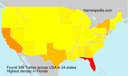 Surname Trelles in USA Surname Trelles in USA