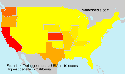 Surname Treloggen in USA Surname Treloggen in USA