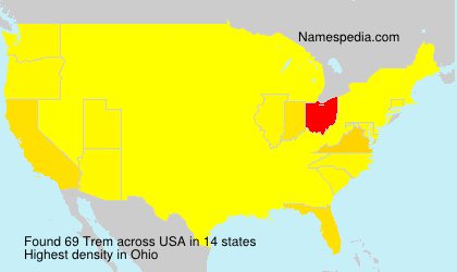Surname Trem in USA Surname Trem in USA