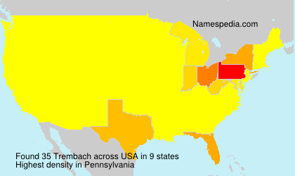 Surname Trembach in USA Surname Trembach in USA