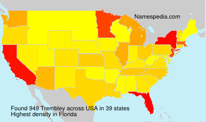 Surname Trembley in USA Surname Trembley in USA